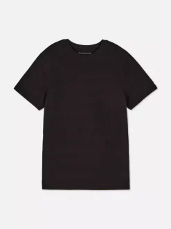 Dzieci Primark Topy I T-Shirty<Teksturowany T-shirt z okrągłym dekoltem