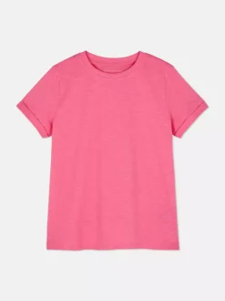 Dzieci Primark Topy I T-Shirty<T-shirt o nieregularnym splocie z krótkim rękawem