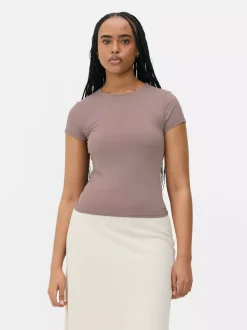 Primark Topy I T-Shirty<T-shirt z efektem drugiej skóry
