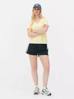 Primark Topy I T-Shirty<T-shirt z krótkim rękawem i dekoltem w serek