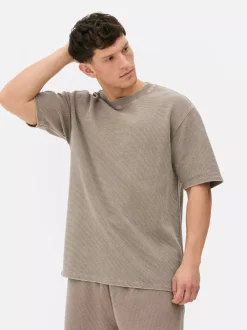 Primark Topy I T-Shirty<T-shirt z krótkim rękawem o waflowej fakturze
