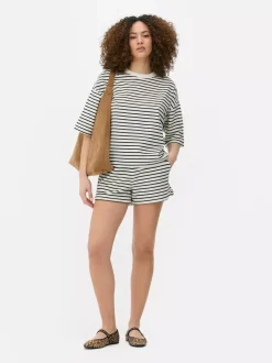 Primark Topy I T-Shirty<T-shirt z krótkim rękawem w paski, część zestawu