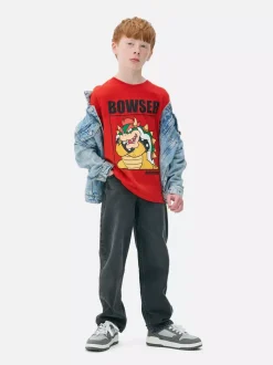 Dzieci Primark Topy I T-Shirty<T-shirt z motywem Bowsera z Super Mario World