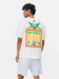 Primark Topy I T-Shirty<T-shirt z nadrukiem Krusty'ego z Simpsonów