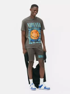 Primark Topy I T-Shirty<T-shirt z nadrukiem Nirvana, część zestawu
