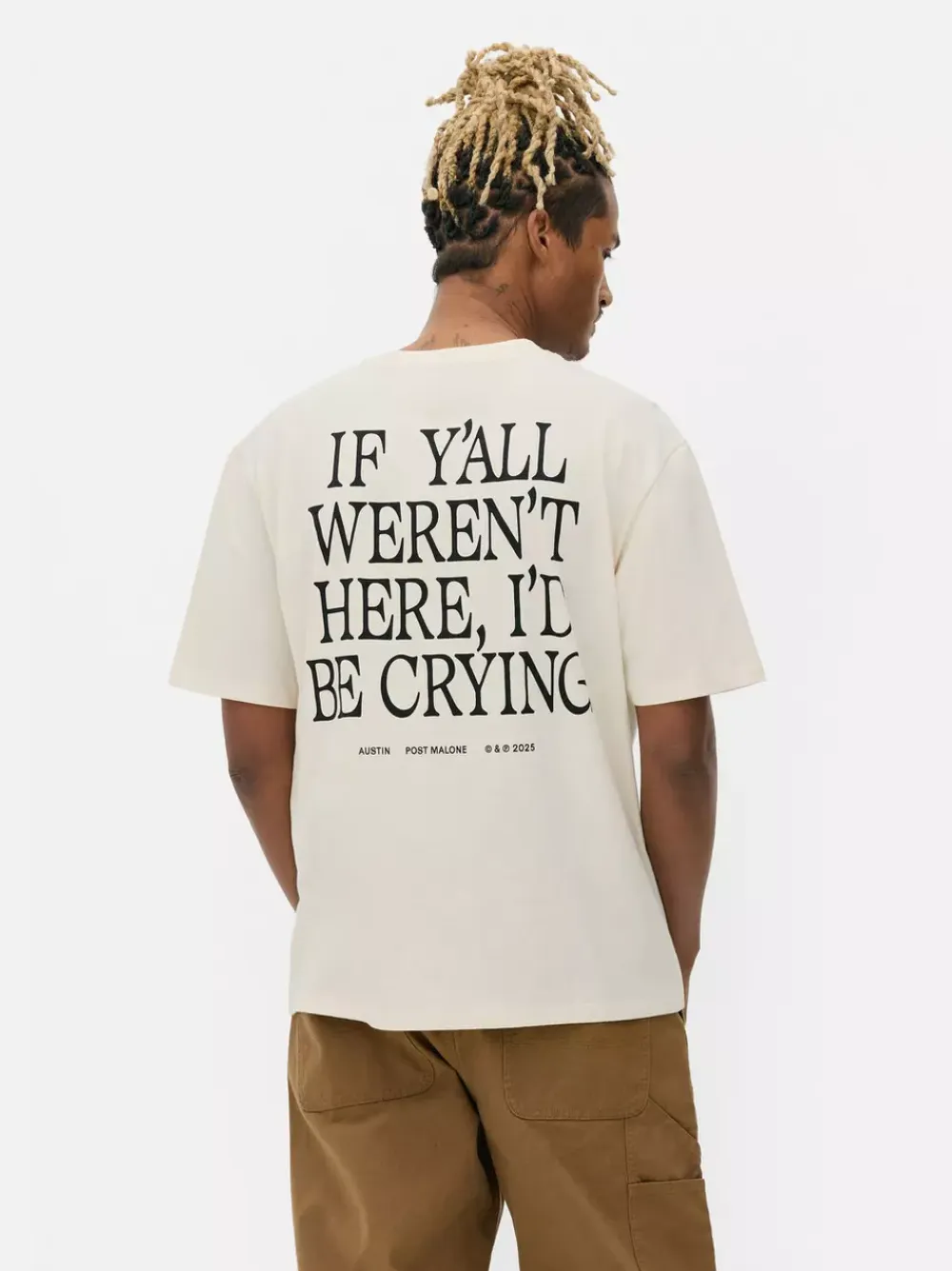 Primark Topy I T-Shirty<T-shirt z nadrukiem Post Malone'a