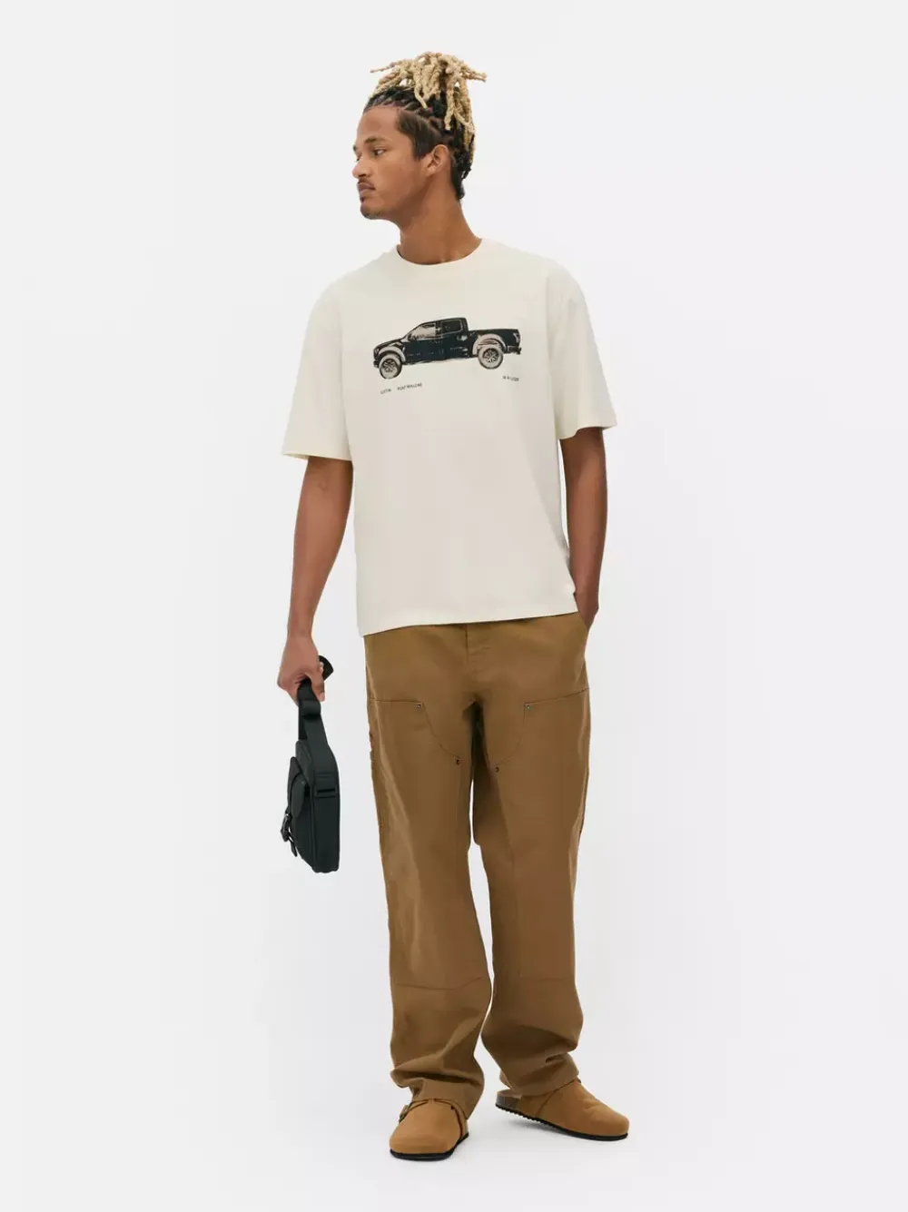 Primark Topy I T-Shirty<T-shirt z nadrukiem Post Malone'a