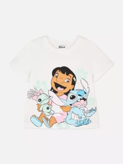 Dzieci Primark Topy I T-Shirty<T-shirt z nadrukiem Sticha Disneya
