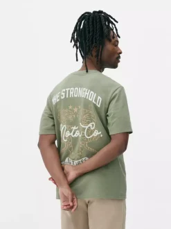 Primark Topy I T-Shirty<T-shirt z tygrysim nadrukiem The Stronghold