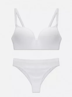 Damskie Primark Komplety Bielizny Damskiej<Usztywniany komplet bielizny prążkowanej