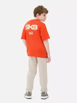Dzieci Primark Topy I T-Shirty<Wyszywany T-shirt SK8