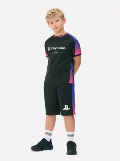 Dzieci Primark Komplety I Gotowe Stroje<Zestaw z T-shirtem i szortami z motywem PlayStation