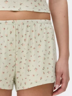 Primark Spodnie Od Piżamy<Ażurowe szorty od piżamy w kwiaty