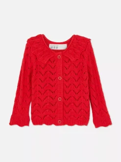 Primark Swetry I Kardigany<Ażurowy kardigan z kołnierzykiem