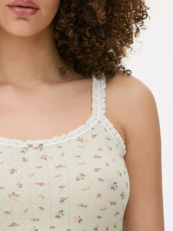 Primark Góry Od Piżamy<Ażurowy top od piżamy