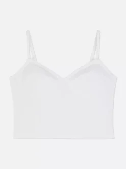 Primark Góry Od Piżamy<Ażurowy top od piżamy na ramiączkach
