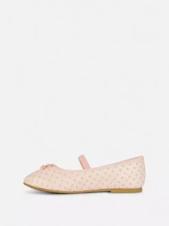 Dzieci Primark Płaskie Buty<Balerinki z laserowo wycinanymi gwiazdkami