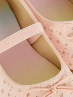 Dzieci Primark Płaskie Buty<Balerinki z laserowo wycinanymi gwiazdkami