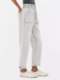 Primark Jeansy<Bawełniane spodnie typu paper bag