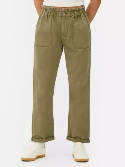 Primark Jeansy<Bawełniane spodnie typu paper bag