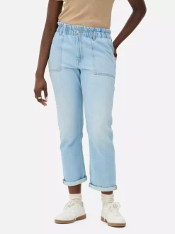 Primark Jeansy<Bawełniane spodnie typu paper bag