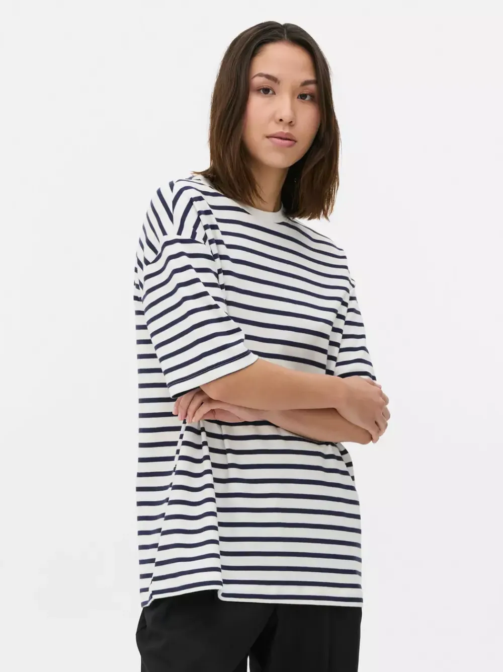 Primark Topy I T-Shirty<Bawełniany T-shirt o kroju oversize