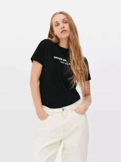 Primark Topy I T-Shirty<Bawełniany T-shirt z nadrukiem