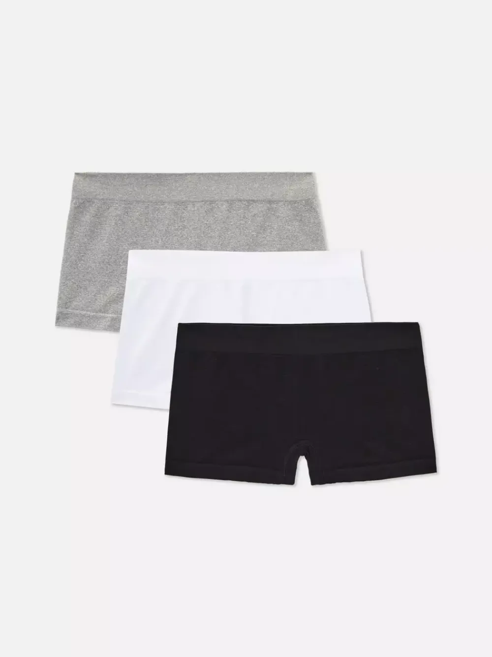 Damskie Primark Majtki Damskie<Bezszwowe obcisłe bokserki typu boyshort, 3 pary