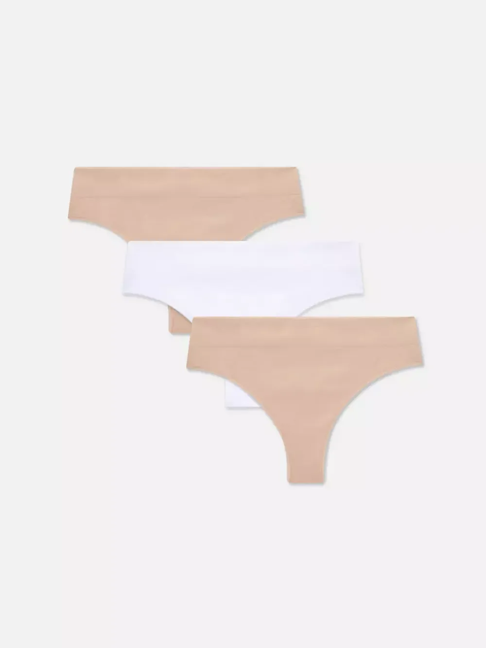 Damskie Primark Majtki Damskie<Bezszwowe stringi, 3 pary