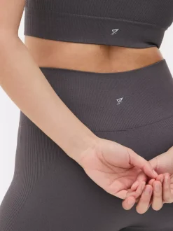 Primark Odzież Domowa I Na Siłownię|Szorty<Bezszwowe szorty do jogi z wysokim stanem