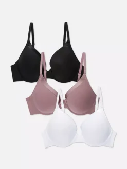 Primark Biustonosze<Biustonosz z pełną miseczką, rozmiary A–DD, 3 pary