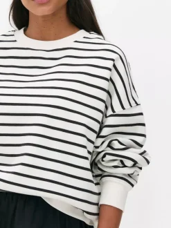 Primark Odzież Domowa I Na Siłownię|Bluzy<Bluza oversize w paski