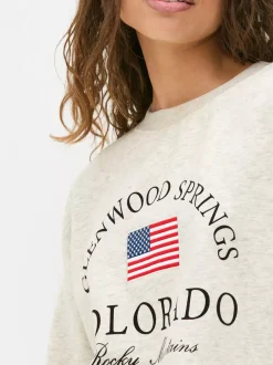 Primark Odzież Domowa I Na Siłownię|Bluzy<Bluza oversize z nadrukiem