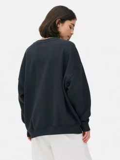 Primark Odzież Domowa I Na Siłownię|Bluzy<Bluza oversize z nadrukiem