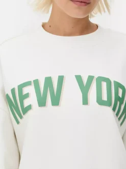 Primark Odzież Domowa I Na Siłownię|Bluzy<Bluza oversize z nadrukiem