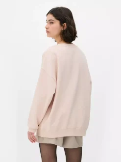 Primark Odzież Domowa I Na Siłownię|Bluzy<Bluza oversize z nadrukiem