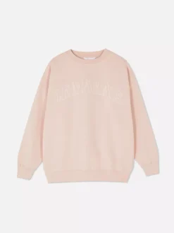 Primark Odzież Domowa I Na Siłownię|Bluzy<Bluza oversize z nadrukiem