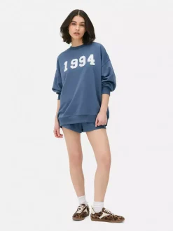 Primark Bluzy<Bluza oversize z nadrukiem