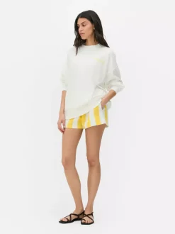 Primark Bluzy<Bluza oversize z nadrukiem