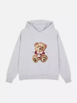 Primark Odzież Domowa I Na Siłownię|Bluzy<Bluza z kapturem i nadrukiem misia