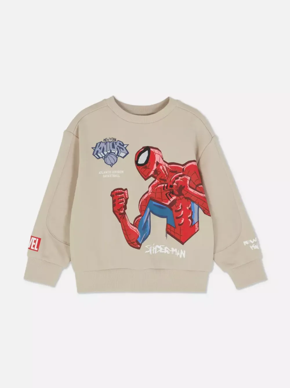 Dzieci Primark Bluzy<Bluza z motywami NBA New York Knicks i Marvela