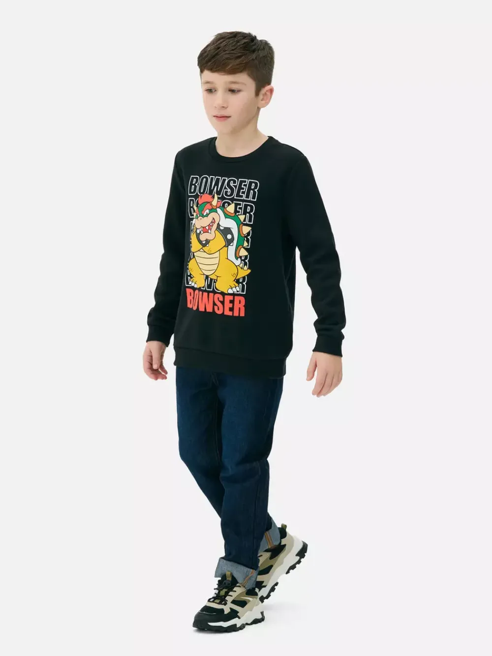 Dzieci Primark Bluzy<Bluza z motywem Bowsera z Super Mario