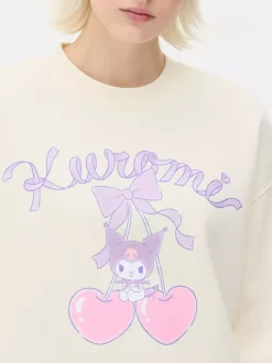 Primark Odzież Domowa I Na Siłownię|Bluzy<Bluza z motywem Kuromi z Hello Kitty i przyjaciół