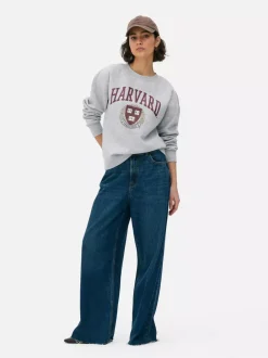Primark Bluzy|Odzież Domowa I Na Siłownię<Bluza z nadrukiem Harvard