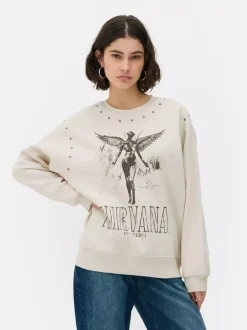 Primark Odzież Domowa I Na Siłownię|Bluzy<Bluza z nadrukiem Nirvana