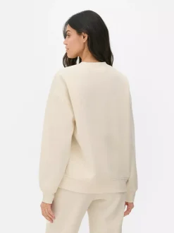 Primark Odzież Domowa I Na Siłownię|Bluzy<Bluza z okrągłym dekoltem i nadrukiem