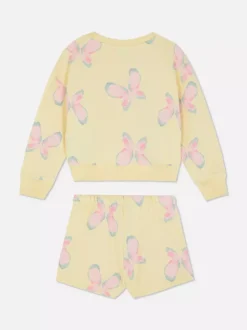 Dzieci Primark Komplety I Gotowe Stroje<Bluza z okrągłym dekoltem i szorty ze sznurkiem
