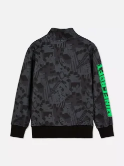 Dzieci Primark Bluzy<Bluza z suwakiem do połowy i motywem Minecrafta