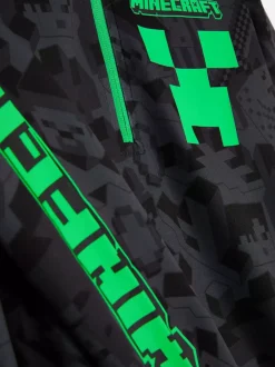 Dzieci Primark Bluzy<Bluza z suwakiem do połowy i motywem Minecrafta