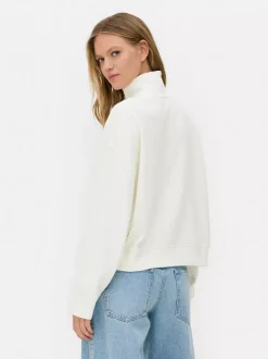 Primark Odzież Domowa I Na Siłownię|Bluzy<Bluza z suwakiem 1/2 o waflowej fakturze, do zestawu
